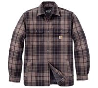 Carhartt - Flannel Sherpa-Lined Shirt Jacket - Casual jacket size XXL, grey