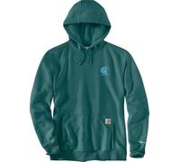 Carhartt - Signature Logo Sweatshirt - Hoodie size L, blue/turquoise
