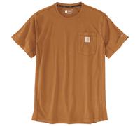 Carhartt - Force Pocket S/S T-Shirt - T-shirt size L, brown
