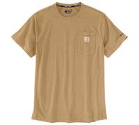 Carhartt - Force Pocket S/S T-Shirt - T-shirt size M, sand