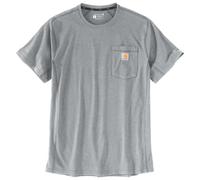 Carhartt - Force Pocket S/S T-Shirt - T-shirt size S, grey