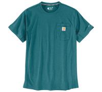 Carhartt - Force Pocket S/S T-Shirt - T-shirt size XXL, turquoise