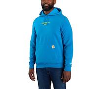 Carhartt Force Relaxed Fit Lightweight Logo Graphic Sweatshirt, Marine Blue, Large