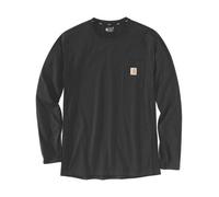 Carhartt Force Relaxed Fit Midweight Long Sleeve Pocket T-Shirt Heather Black Xxl