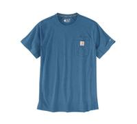 Carhartt Force Relaxed Fit Midweight Short Sleeve Pocket T-Shirt Dark Horizon Blue Heather S