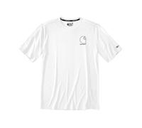 Carhartt Force Sun Defender Relaxed Logo Short Sleeve T-Shirt White - L