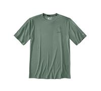 Carhartt Force Sun Defender Relaxed Fit Logo T-Shirt Green Heather Xl