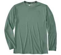 Carhartt - Force Sun Defender Relaxed L/S Logo - Longsleeve size M, turquoise