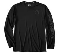Carhartt - Force Sun Defender Relaxed L/S Logo - Longsleeve size XXL, black