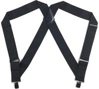 Carhartt Men's Suspender, Rugged Flex Elastic Suspenders for Men Suspenders, Elastic Full Swing Side Clip (Black), One Size UK