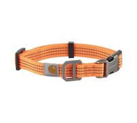 Carhartt Fully Adjustable Nylon Webbing Collars for Dogs Reflective Stitching for Visibility Hunter Orange (Nylon Webbing) Medium