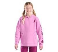Carhartt Girls' Hooded Pullover, Sweatshirt, Crocus, 6