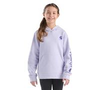 Carhartt Girl's Hooded Pullover Sweatshirt, Mica, 10