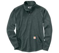 Carhartt Workwear 104428 Half Zip Thermal Long Sleeve T-Shirt Elm Heat M