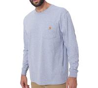 Carhartt Workwear K126 Workwear Pocket T-Shirt Long Sleeve Heather Gre L