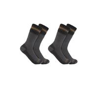 Carhartt Heavyweight Synthetic Wool Blend Boot Socks 2 Pair Heather Grey Xl (Eu: 46-48)