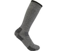 Carhartt Men's Heavyweight Wool Blend Boot Sock, Charcoal, Large