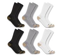 Carhartt Herren Midweight Crew Sock 6 Pack Socken (6er Pack)