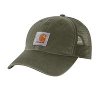 Carhartt Men's Canvas Mesh-Back Cap Basil OFA