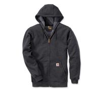 Carhartt Hooded Sweatshirt With Zipper Charcoal Color, Size XL