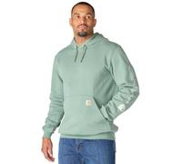 Carhartt Iconic K288 Logo Sweatshirt Hoodie Men, Green Slate, M