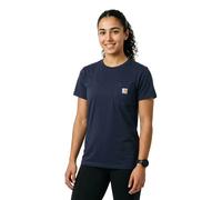 Carhartt Iconic Wk87 Short Sleeve T-shirt Blue S Woman