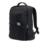 Carhartt Insulated 24 Can Two Compartment Cooler Backpack, Fully-Insulated Base, Durable Water-Resistant for Camping, Beach & Travel, Black