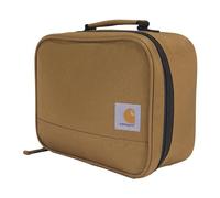Carhartt Insulated 4 Can Lunch Cooler, Fully Insulated, Durable Water Resistant Cooler, Essential Lunch Cooler (Carhartt Brown)