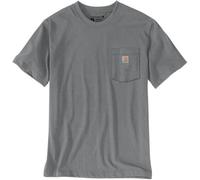 Carhartt Irvine Relaxed Fit 3D Logo T-Shirt Weathered Ash Heather Xl