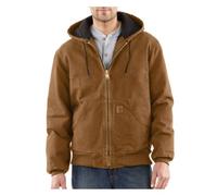Carhartt .J130.211.S005 Quilt Flannel Lined Sandstone Active Jacket, Medium, Brown