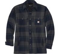 Carhartt Jacke Flannel Sherpa-Lined Shirt Jac Navy