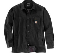 Carhartt Jacke Fleece Lined Snap Front Shirt Jac Black
