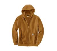 Carhartt K122 Loose Fit Midweight Full-Zip Sweatshirt Brown M