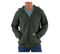 Carhartt .K122.OLV.S007 Midweight Hooded Zip Front Sweatshirt, Colour: Olive, Size: X-Large