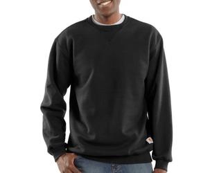 Carhartt K124 Midweight Crewneck Sweatshirt Black S-XL Workwear Jumper