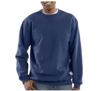 Carhartt K124 Midweight Crewneck Sweatshirt Navy S-M Workwear Jumper