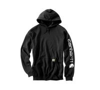 Carhartt K288 Loose Fit Midweight Logo Sleeve Graphic Hoodie Black Xl