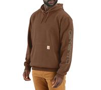 Carhartt Signature Sleeve Logo Hoodie Brown L