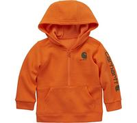 Carhartt CA6702 - Children's Long Sleeve Padded Sweatshirt, Exotic Orange, 4 Years