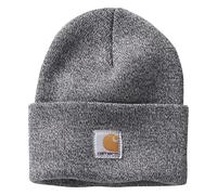 Carhartt Kid's CB8983 Knit Beanie - Youth One Size Fits All - Light Grey/Dark Grey