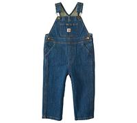 Carhartt Kid's CM8665 Washed Denim Bib Overall - Boys, Medium Tie Dye, 4 Years