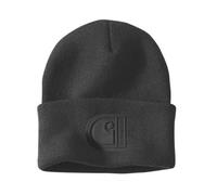 Carhartt Knit Cuffed C Patch Beanie Black