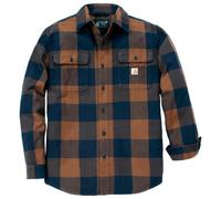 Carhartt - L/S Plaid Shirt - Shirt size XL, brown