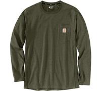 Carhartt Force Flex Pocket Relaxed Fit Long Sleeve T-shirt Brown S