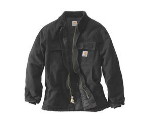 Carhartt Loose Fit Firm Duck Insulated Traditional Coat Black M