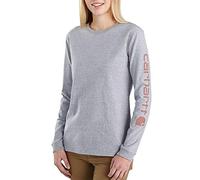 Carhartt Loose Fit Heavyweight Long-Sleeve Logo Sleeve Graphic T-Shirt