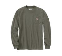 Carhartt Loose Fit Heavyweight Long Sleeve Pocket T-Shirt Dusty Olive Xxl