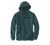 Carhartt Loose Fit Midweight Logo Graphic Hoodie Greenstone L