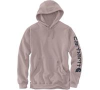 Carhartt Loose Fit Midweight Logo Sleeve Graphic Hoodie Mink Xl