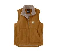 Carhartt Loose Fit Washed Duck Sherpa Lined Mock Next Vest Carhartt Brown M